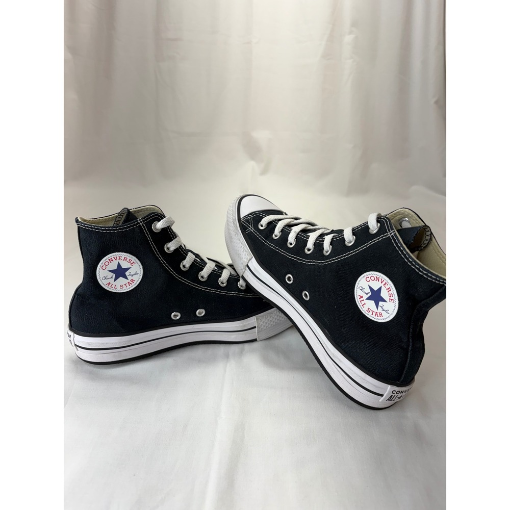 Converse Chuck Taylor All Star High Top Black Canvas Sneakers M7650 - Picture 8 of 16